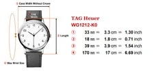 TAG Heuer SEL Professional WG1212-K0 White Dial Quartz 3