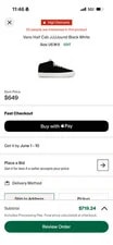 Size 9 - JJJJound X Vans Half Cab Never Worn in Box 4
