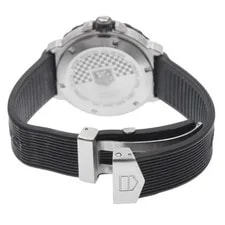 TAG Heuer Formula 1 WAU1110 41mm SS Rubber Black Dial Quartz Date #C724 2