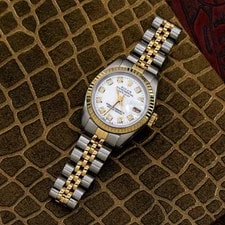 Rolex Datejust 26mm White Diamond Dial Two Tone Jubilee Bracelet 69173 2