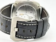 Panerai Radiomir 8 Days PAM00346 PAM 346 Titanium Black Leather Strap 45mm 3