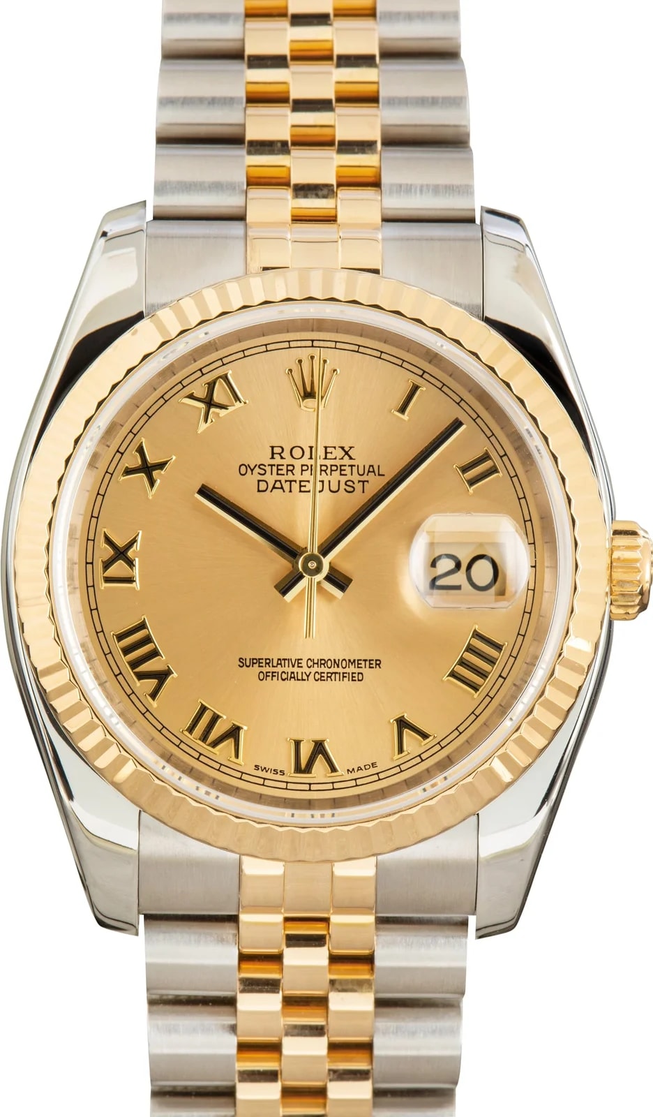 Rolex — Rolex Datejust 36 Champagne Roman Dial Ref 116233 — Watch — resale
