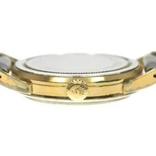 Tudor Oyster 7959 34mm Ss/gp Black Dial Hand-Wind Leather Strap #C298 2