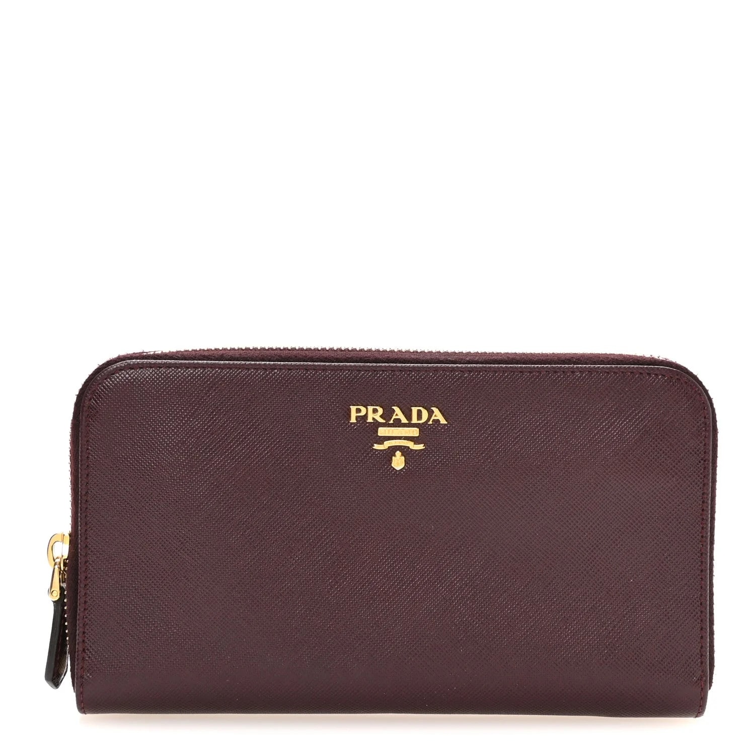 Prada — Metal Zip Around Wallet — Accessory — resale