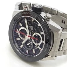 TAG Heuer S Carrera Chronograph CAR2A1W Black Dial Automatic Finished 4