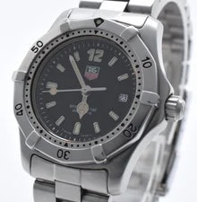 TAG Heuer — TAG Heuer 2000 Professional WK1310 Black Quartz Diver — Watch — resale