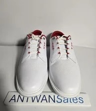 Size 13 Nike Air Jordan ADG 5 Golf Shoes White Fire Red Men’s FQ6642-101 4