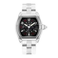 Cartier Roadster W62002V3 2510 38mm Black Arabic Steel Automatic 2002 2