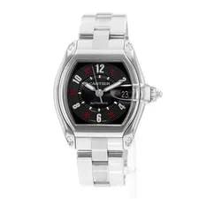 Cartier Roadster W62002V3 2510 38mm Black Arabic Steel Automatic 2002 3