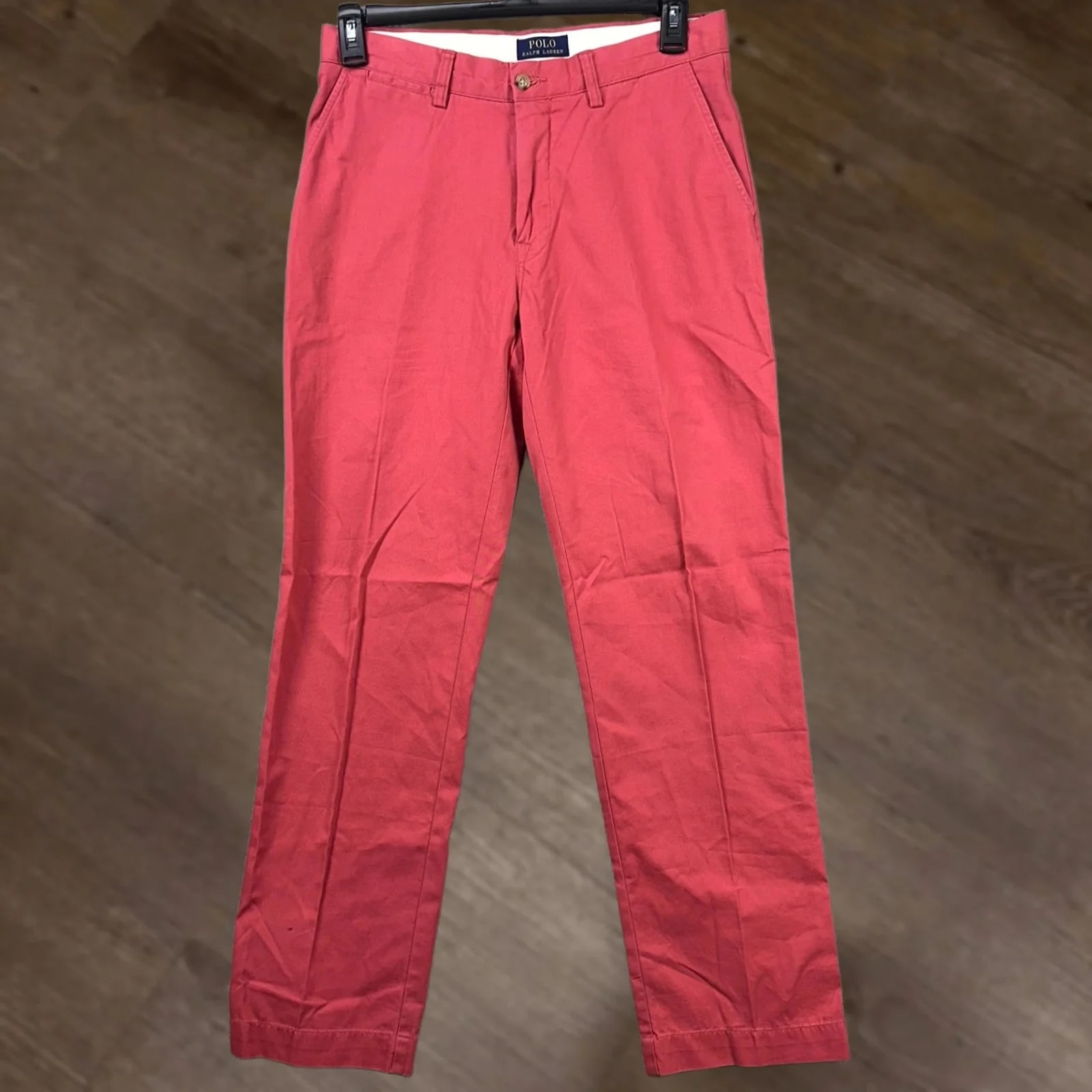Polo Ralph Lauren — Polo Ralph Lauren Pants 32X32 Flat Front Straight Leg Pony Cotton Casual — streetwear — resale