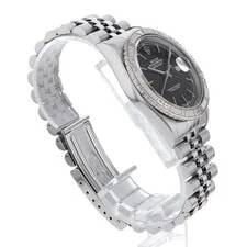 Rolex Datejust 116234 Black Roman 5 Row Jubilee Bracelet Random Number Secon... 3