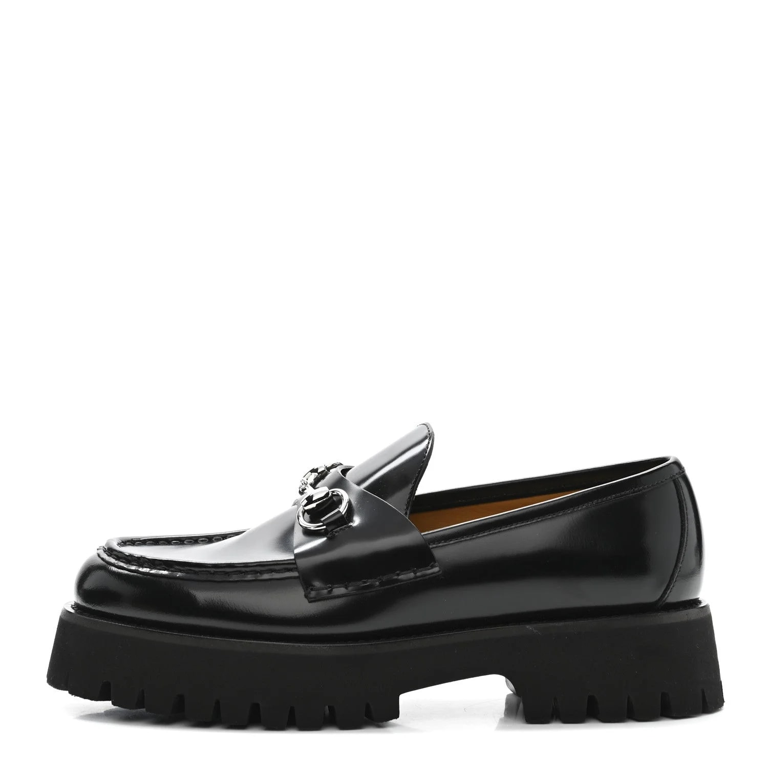 Gucci — Monogram Horsebit Wedge Platform 37 — Designer Shoe — resale