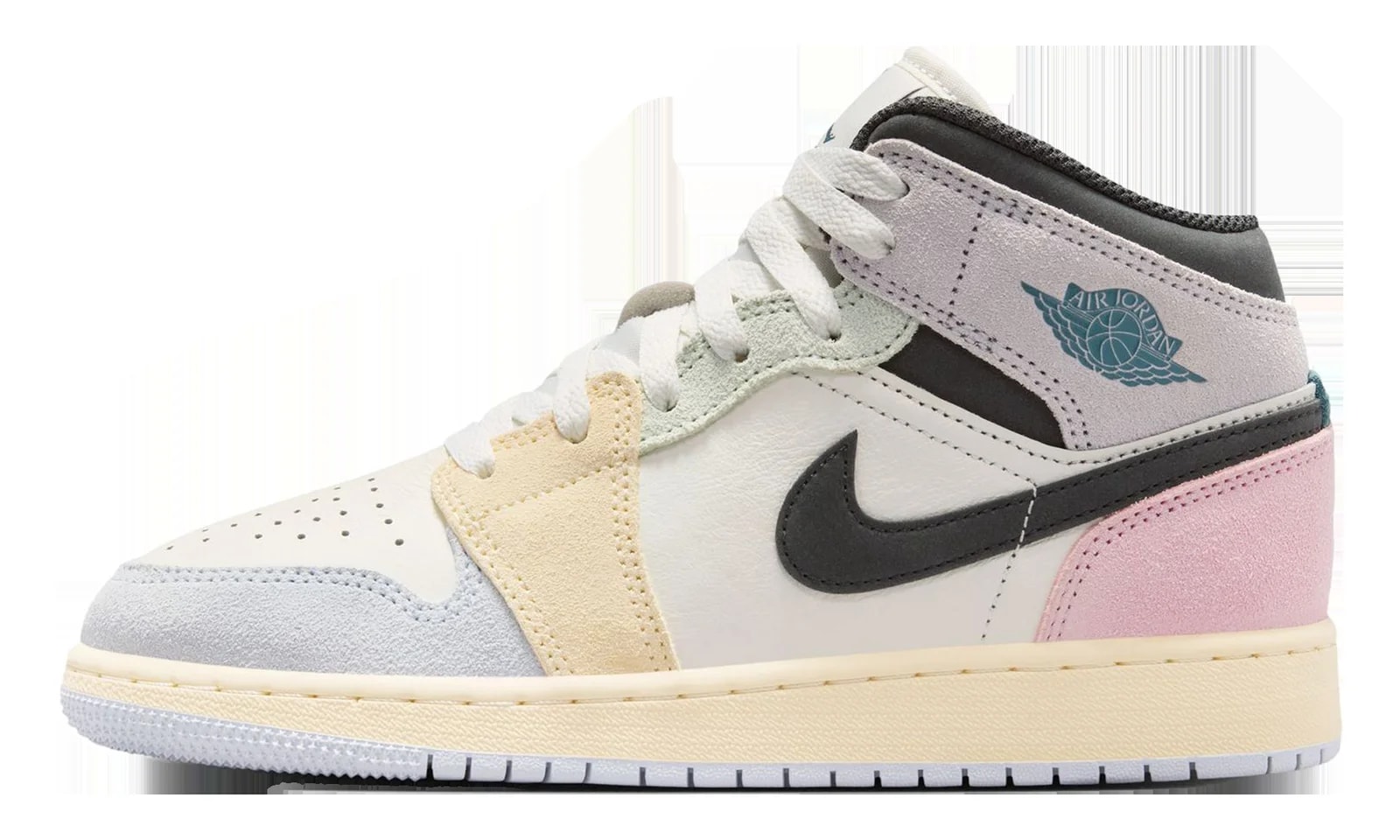 Air Jordan 1 Mid SE GS " Pastels" IB7053 100 2