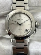 Cartier — Cartier 1996 Pasha Ref. 1031 White Dial 35mm Stainless Steel Automatic ’s — Watch — resale