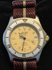 Heuer — Heuer (Pre-Tag) 38mm Professional 2000 Series Two-Tone Ref: 974.006! — Watch — resale