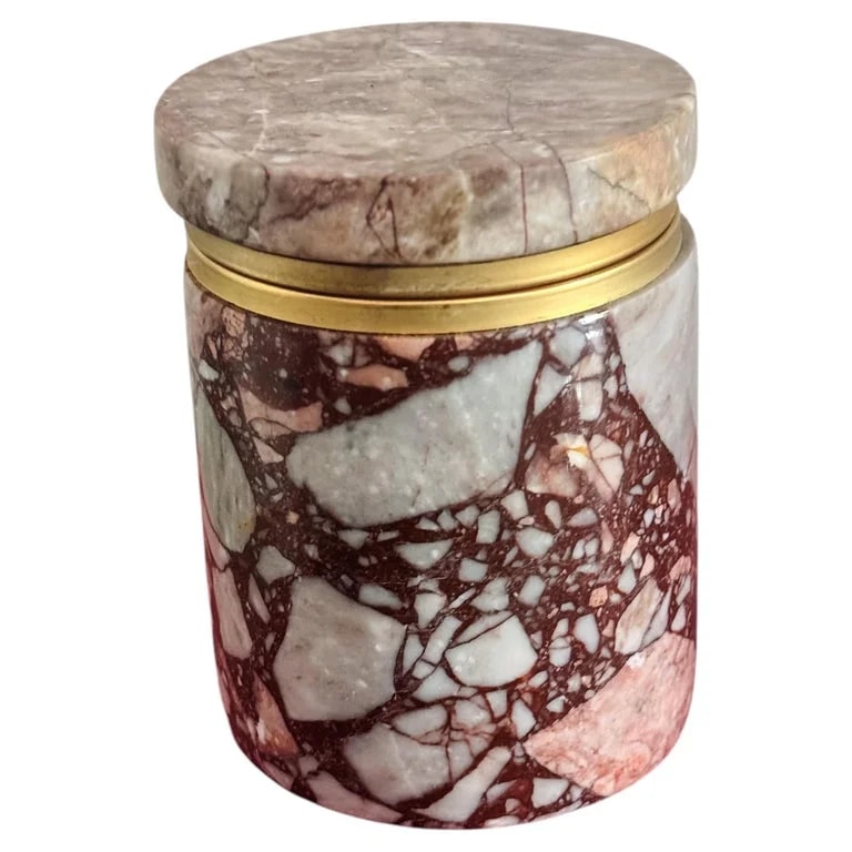 Italian Breccia and Hinged Decorative Box, 1970s — Furniture — resale