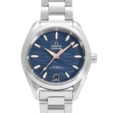 Omega — Omega Seamaster 220.10.34.20.03.001 Automatic Winding 34mm Blue Stainless New — Watch — resale