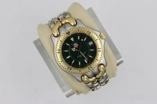 Tag Heuer WG1126.BB0424 SEL Professional Quartz Gold Green Silver 4