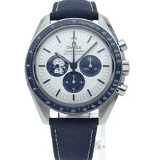 Omega Speedmaster Co-Axial Chronograph 42mm Silver Snoopy Award 50th Anniver... 2