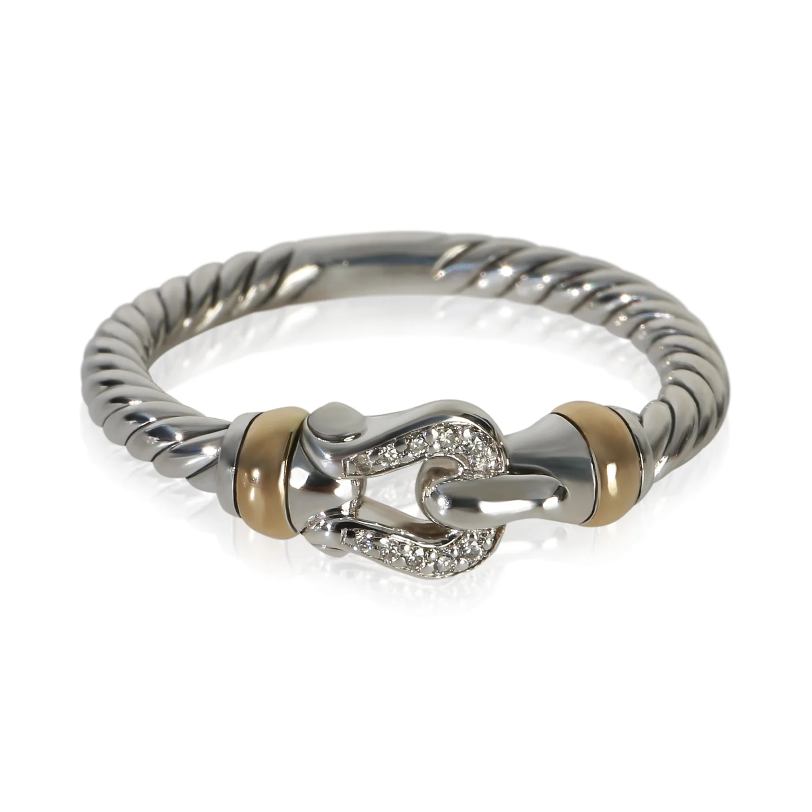 David Yurman — David Yurman Yellow Gold & Cable Buckle 18k — Jewelry — resale