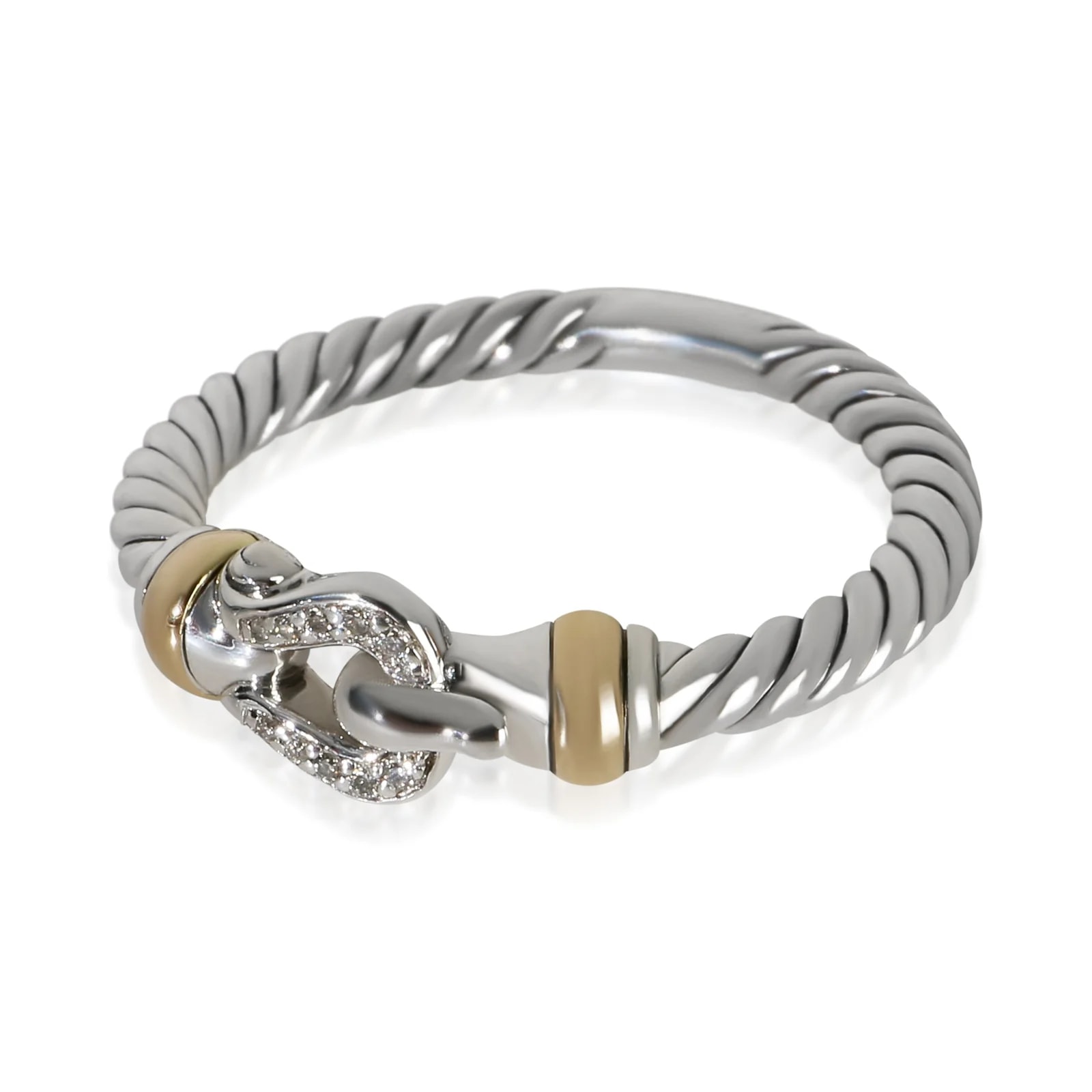 David Yurman Yellow Gold & Cable Buckle 18k 4