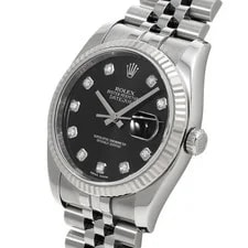 Rolex Datejust 116234G 36mm Stainless Steel Black #WW1267 2