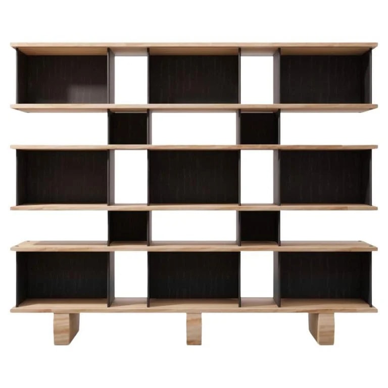 Charlotte Perriand — Charlotte Perriand Nuage Shelving Unit, Wood and Aluminium By Cassina — Furniture — resale