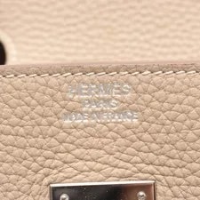 Hermes Birkin 35 Argile Light Hardware #RC120 4