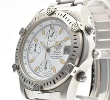 [NearMINT+] TAG Heuer 2000 Chronograph 169.806 Automatic White #66 3