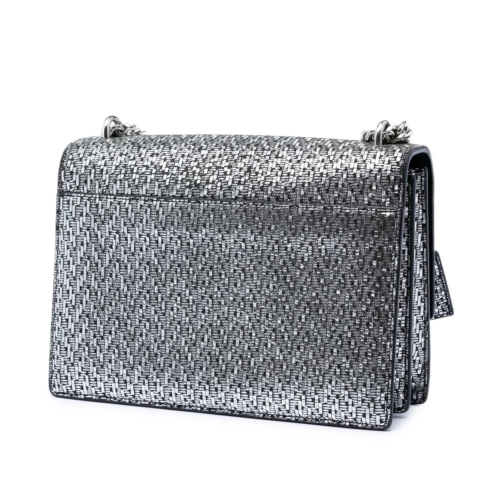 Medium Metallic Woven Sunset Crossbody 2