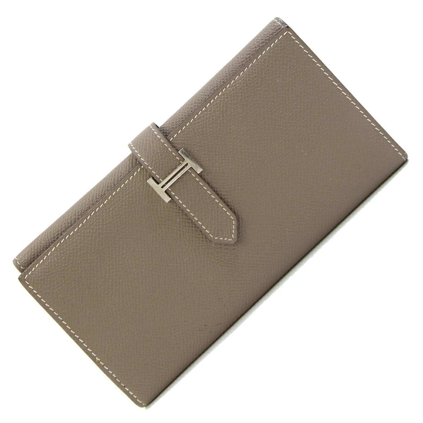 Hermès — Hermes Etoupe Long Wallet (Tri-Fold) — Handbag — resale