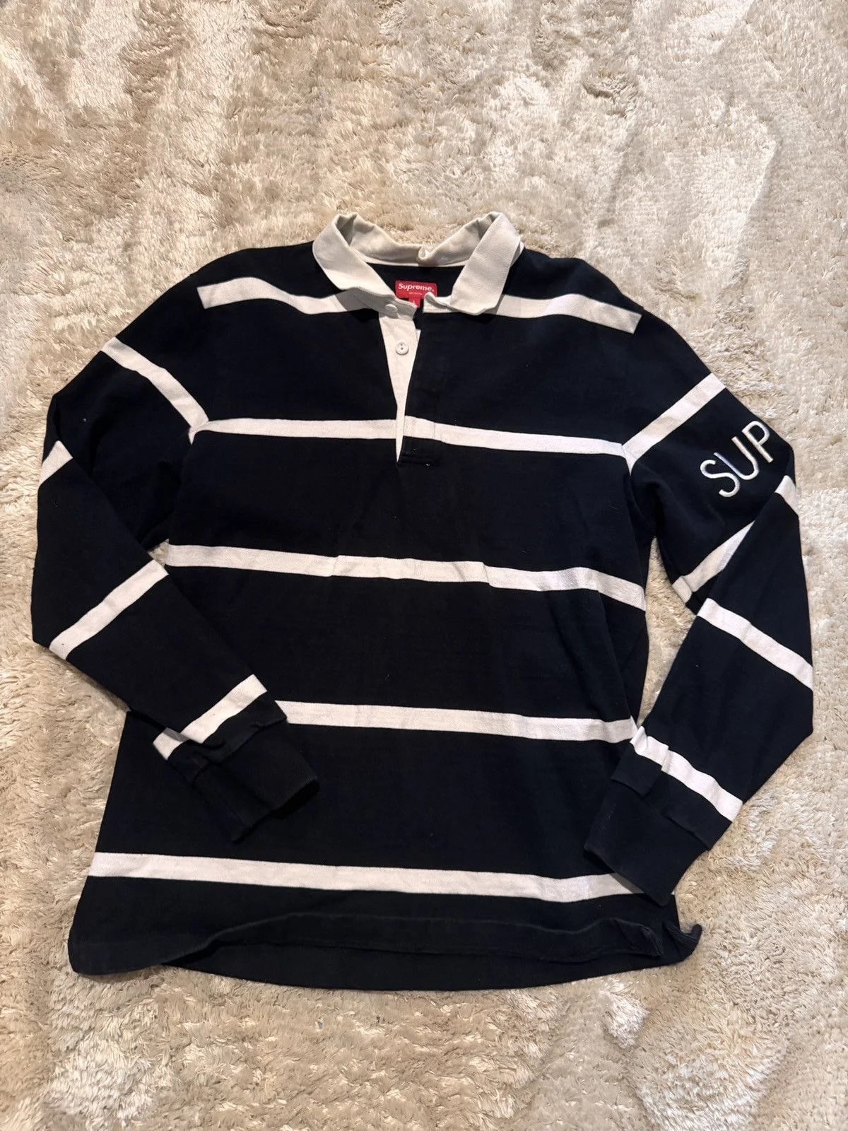 Supreme — Supreme Rugby Longsleeve Polo — streetwear — resale