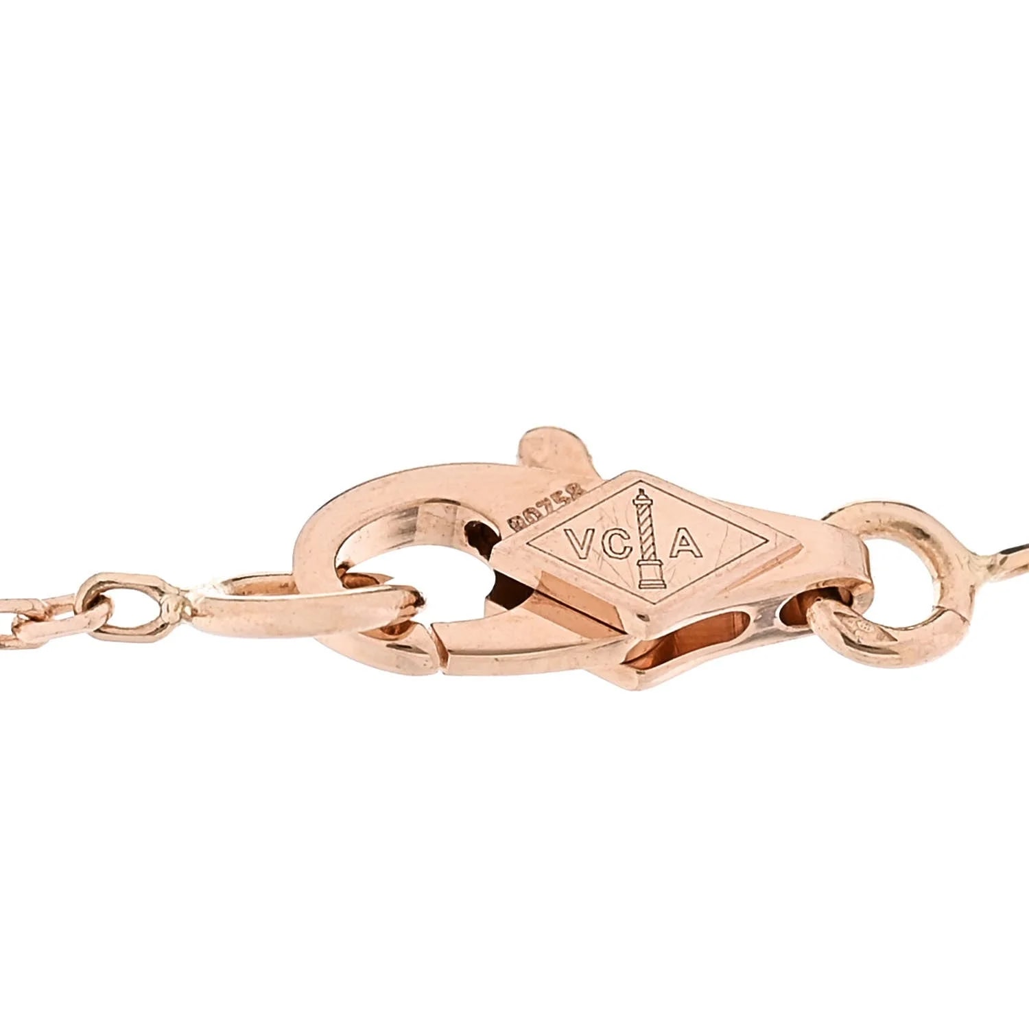 18K Rose Gold Carnelian Sweet Alhambra 3