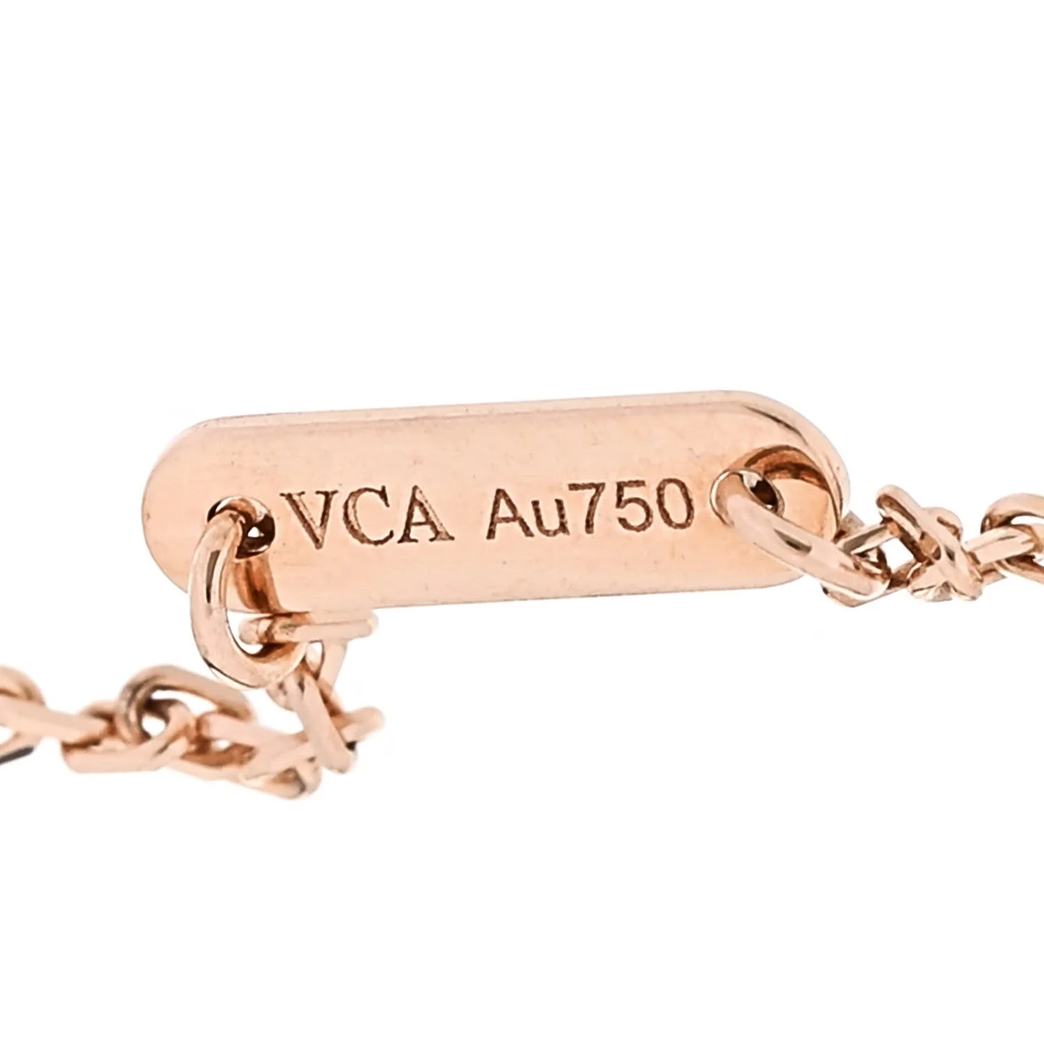18K Rose Gold Carnelian Sweet Alhambra 4