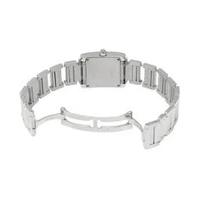 Cartier Tank WE1019S3 ( 2403) 18mm White Gold Blue #WW1067 4
