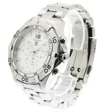 TAG Heuer Aqua Racer CAF101F Date Chronograph Silver Dial Quartz 's_950838 2