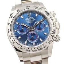 Rolex Cosmograph Daytona 116509 40mm White Gold Blue #UW036 3