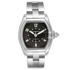 Cartier — Cartier 38mm X 43mm Roadster Automatic w/Black Vegas Roulette Dial. (2510) — Watch — resale