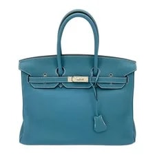 Hermès — Hermes Birkin 35 Jean SV Hardware Turn Lock Dust #OK360 — Handbag — resale