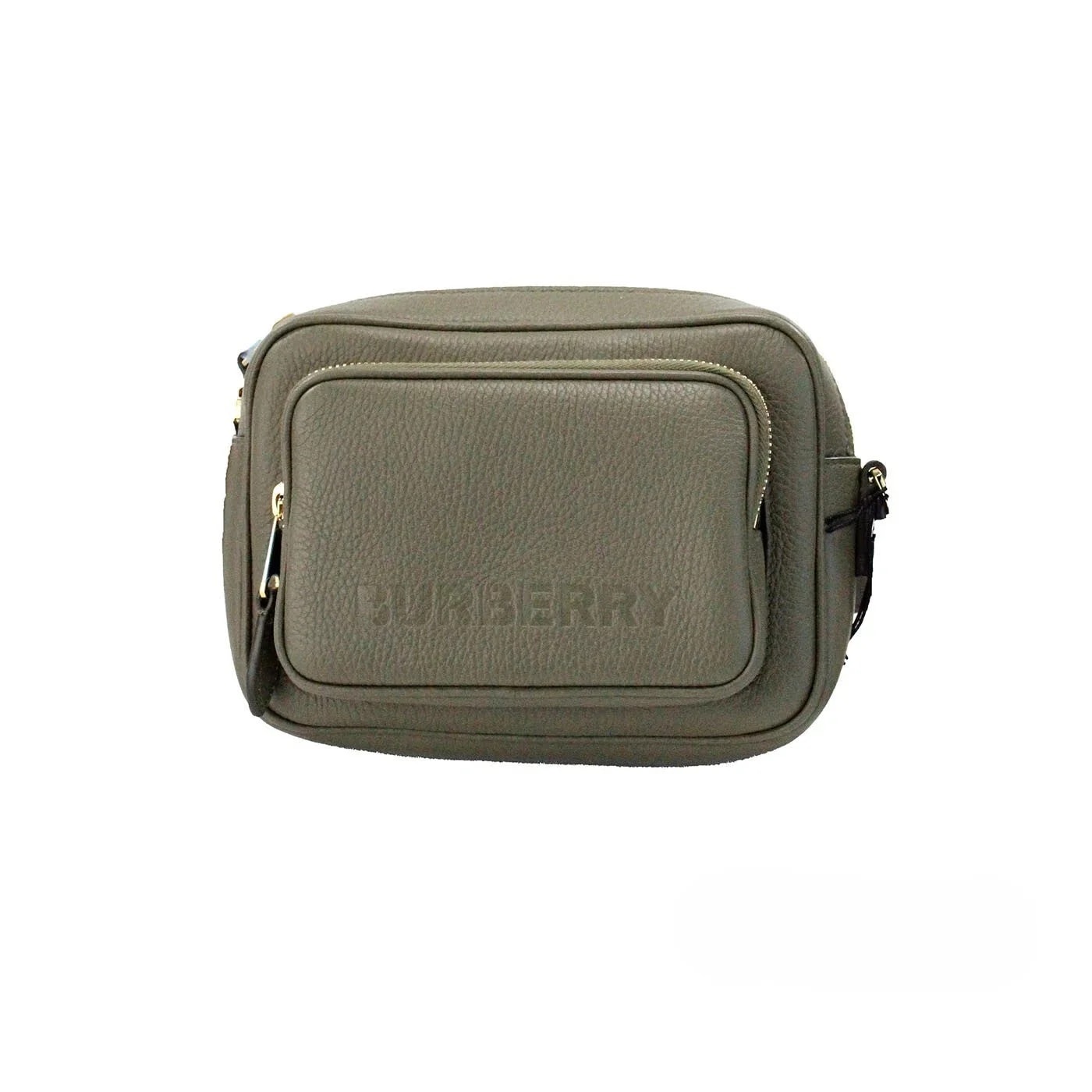 Burberry — Burberry Small Branded Dark Fern Grainy Camera Crossbody — Handbag — resale