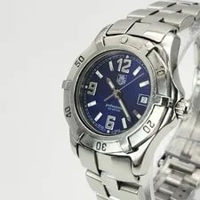 Tag Heuer — Tag Heuer Professional Blue WN1312 3 Hands Date Siler — Watch — resale
