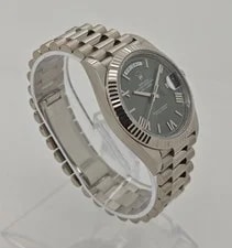 Rolex Day-Date 40 Olive Green Dial 18K White Gold 228239 4