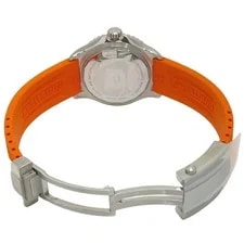 With Breitling Super Ocean Automatic 36 A17377 SS Orange Automatic S 408021 3
