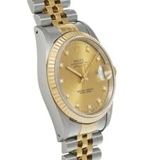 Rolex Datejust 16233G Champagne/diamond 742612 3