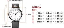 Omega de Ville Cal.1471 Silver White Dial 23mm Quartz 3