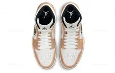 Air Jordan 1 Mid SE 'Brushstroke Paint Splatter' DA8005-100 4