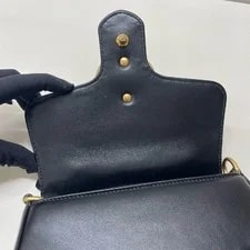 Gucci Chevron GG Marmont Mini Top Handle ' - Excellent #1O6T9EF 4
