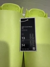 Nike Calm Mule Volt FD5130-700 ’S Size 13 ’S Size 14 New 3