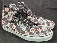 Vans — Vans SK8-Hi Tapered Love Letters Checkerboard Stamps High Top 13 — Sneaker — resale