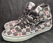 Vans SK8-Hi Tapered Love Letters Checkerboard Stamps High Top 13 2